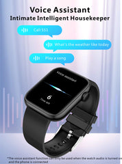 LIGE 2025 Smart Watch – Wireless Charging, Bluetooth Calls, Custom Watch Faces