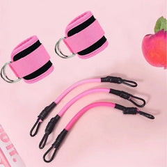 Ankle Strap Resistance Bands – Leg & Hip Strength Trainer for Home Fitness