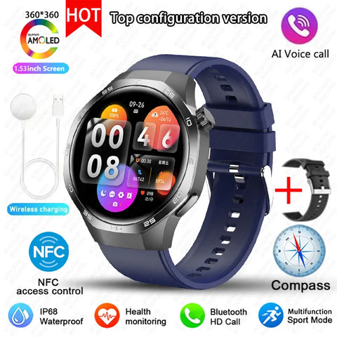 Huawei Watch GT5 Pro – AMOLED Screen, NFC, GPS, Bluetooth Call, Waterproof Smartwatch