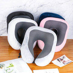 Soft U-Shaped Memory Foam Travel Pillow – Neck & Cervical Support