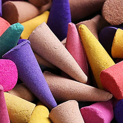 60pcs Backflow Incense Cones – Mixed Natural Scents for Meditation & Home Decor