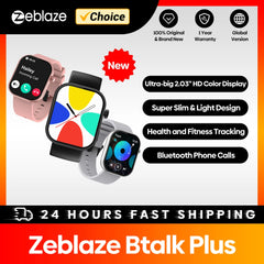 Zeblaze Btalk Plus – Voice Calling Smartwatch, HD Display, Fitness Tracker