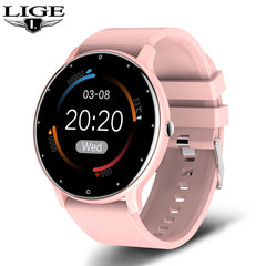 LIGE Smartwatch – Full Touch Fitness Tracker with Bluetooth Call