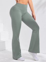 Flare Yoga Leggings – High Waist Slim Fit with Tummy Control