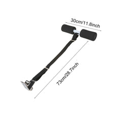 Bed Sit-Up Bar – Home Fitness Core & Strength Trainer (Black)