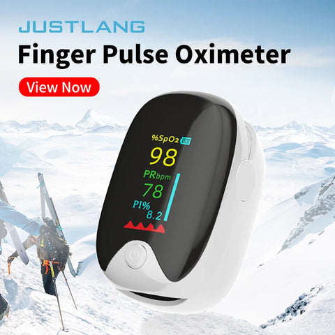 Medical Finger Pulse Oximeter – Oxygen Saturation & Heart Rate Monitor for Adults & Children