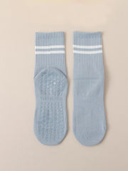 Women’s Non-Slip Pilates & Yoga Grip Socks – 4 Pairs
