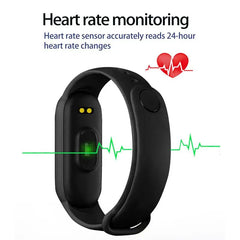 M6 Smart Watch – Fitness Tracker, Heart Rate, Blood Pressure Monitor, Waterproof