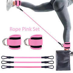 Ankle Strap Resistance Bands – Leg & Hip Strength Trainer for Home Fitness