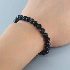 Natural Onyx & Obsidian Bracelet