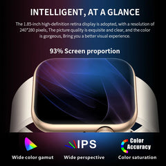 LIGE 2025 Smart Watch – Wireless Charging, Bluetooth Calls, Custom Watch Faces