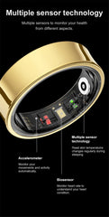 R09 Smart Ring – Health Monitoring, Camera Control, Waterproof with Charging Case