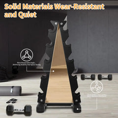 5-Tier Dumbbell Rack – Home Gym Weight Storage Organizer
