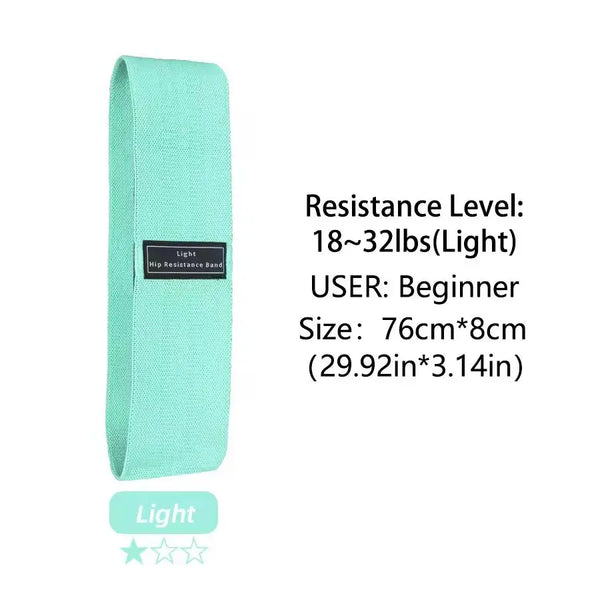 Fabric Resistance Hip Bands – Glute & Thigh Workout Loops for Fitness