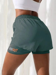 Women's High Rise Yoga Shorts – Elastic Proximity Control Running Shorts