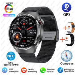 For Huawei WATCH 4 Pro Smart Watch Men  AMOLED HD Screen Bluetooth Call GPS Trajectory NFC Health Monitor Smartwatch 2025 New