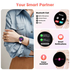 Karchilor 2024 Smartwatch – Bluetooth Calling & Health Monitor