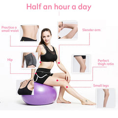 Anti-Burst Yoga Ball – Stability Exercise Ball for Home & Gym
