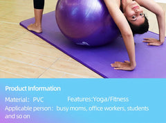 Anti-Burst Yoga Ball – Stability Exercise Ball for Home & Gym