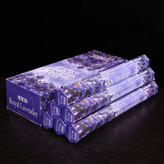 20 Sticks Indian Incense – White Sage, Lavender, Sea Breeze & More for Meditation & Aromatherapy