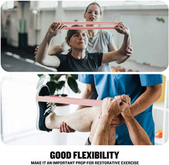 Portable Resistance Bands – Elastic Workout Bands for Yoga, Pilates & Fitness