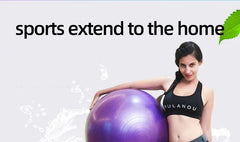 Anti-Burst Yoga Ball – Stability Exercise Ball for Home & Gym