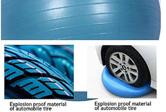 Anti-Burst Yoga Ball – Stability Exercise Ball for Home & Gym