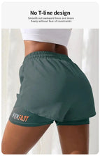 Women's High Rise Yoga Shorts – Elastic Proximity Control Running Shorts