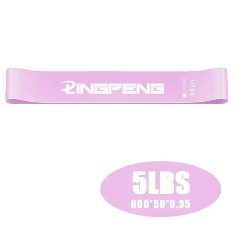 Portable Resistance Bands – Elastic Workout Bands for Yoga, Pilates & Fitness