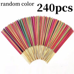 120pc Aromatherapy Incense Stick Set – 7 Natural Scents with Burner for Yoga & Meditation