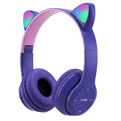 Glow Light Wireless Headphones – Over-Ear Bluetooth Stereo with Bass