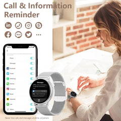 MEVADEN Y22 Smart Watch – Bluetooth Calling, Custom Dial, Fitness & Health Tracker