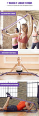 Multi-Section Yoga Resistance Band – Stretch & Training Strap