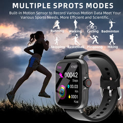 Waterproof Smartwatch – Call, Message, & Fitness Tracker for iPhone & Android
