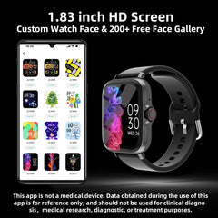 Waterproof Smartwatch – Call, Message, & Fitness Tracker for iPhone & Android