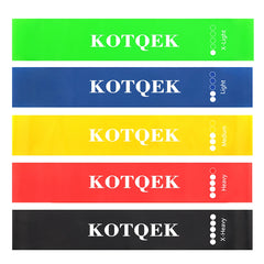 Elastic Resistance Bands – Home Training, Yoga & Pilates Fitness Bands