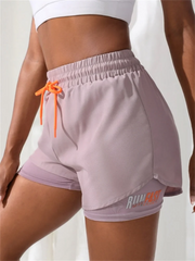 Women's High Rise Yoga Shorts – Elastic Proximity Control Running Shorts