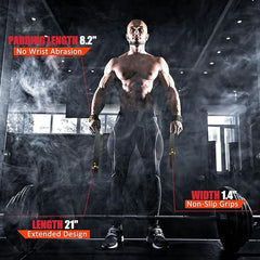 Weightlifting Wrist Straps – Adjustable Non-Slip Lifting Support