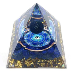 Orgonite Pyramid – 5cm Natural Stone Energy Generator for Chakra & Reiki Healing