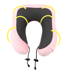 Soft U-Shaped Memory Foam Travel Pillow – Neck & Cervical Support