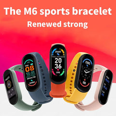 M6 Smart Watch – Fitness Tracker, Heart Rate, Blood Pressure Monitor, Waterproof
