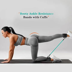 Ankle Strap Resistance Bands – Leg & Hip Strength Trainer for Home Fitness