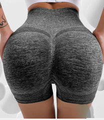 Women's High Waist Butt Lifting Workout Shorts
