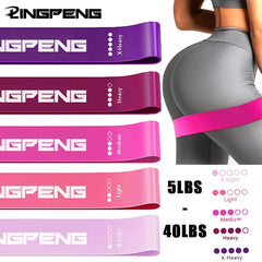 Portable Resistance Bands – Elastic Workout Bands for Yoga, Pilates & Fitness