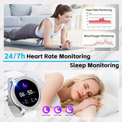 Lanker Women’s Smartwatch – Fitness Tracker with Heart & Sleep Monitor