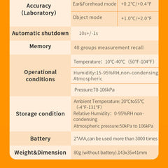 ELERA Infrared Thermometer – Non-Contact Forehead & Ear Temperature Scanner