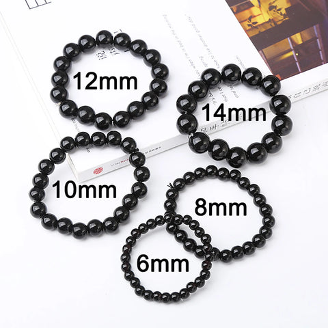 Natural Onyx & Obsidian Bracelet