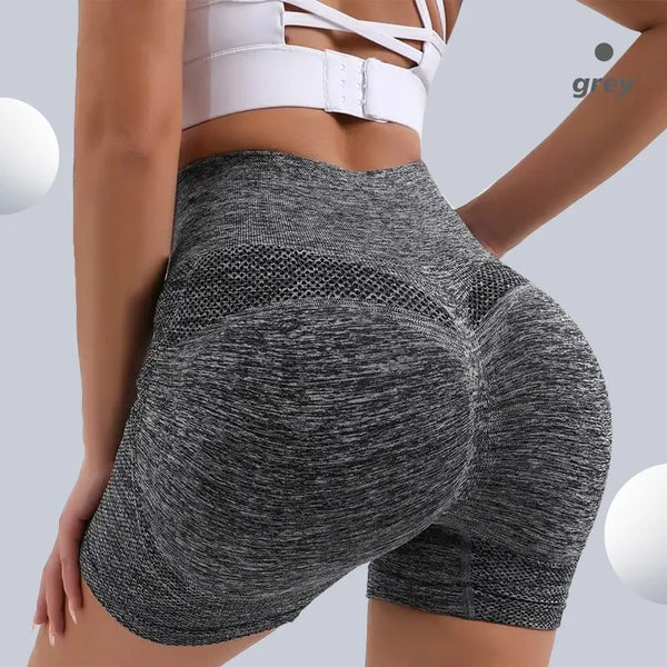 Women's High Waist Butt Lifting Workout Shorts
