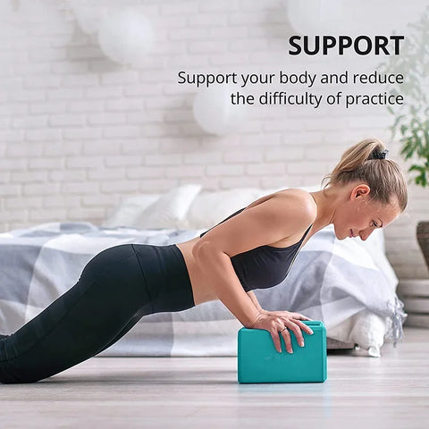 Yoga Blocks – EVA Foam Support Bricks for Home & Studio Use