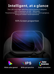 LIGE 2025 Smart Watch – Wireless Charging, Bluetooth Calls, Custom Watch Faces